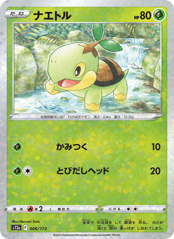 Turtwig 6/172 Pokemon card from VSTAR Universe