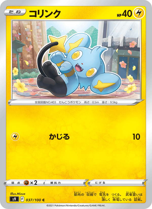 Shinx 37/100 Common card from Star Birth
