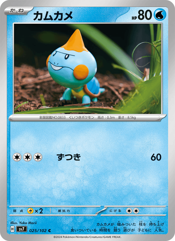 Chewtle 25/102 Common card from Stellar Miracle