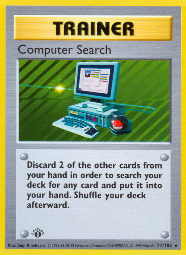 Computer Search 71 Rare card from Base