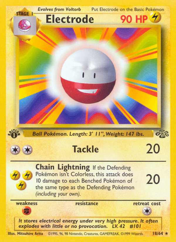 Electrode 18/64 Rare card from Jungle