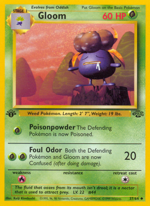 Gloom 37 Uncommon card from Jungle