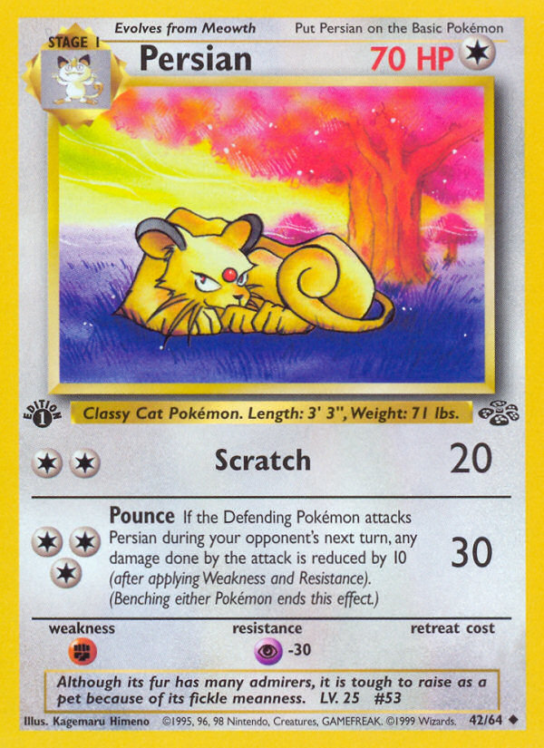Persian 42/64 Uncommon card from Jungle