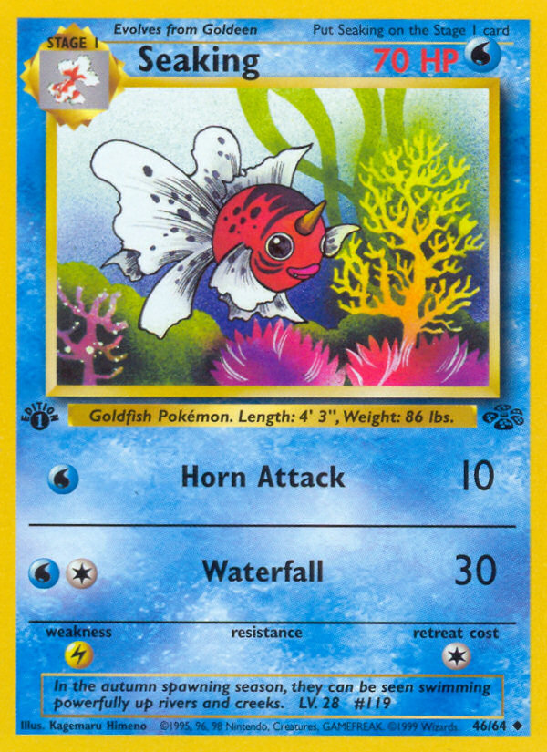 Seaking 46 Uncommon card from Jungle