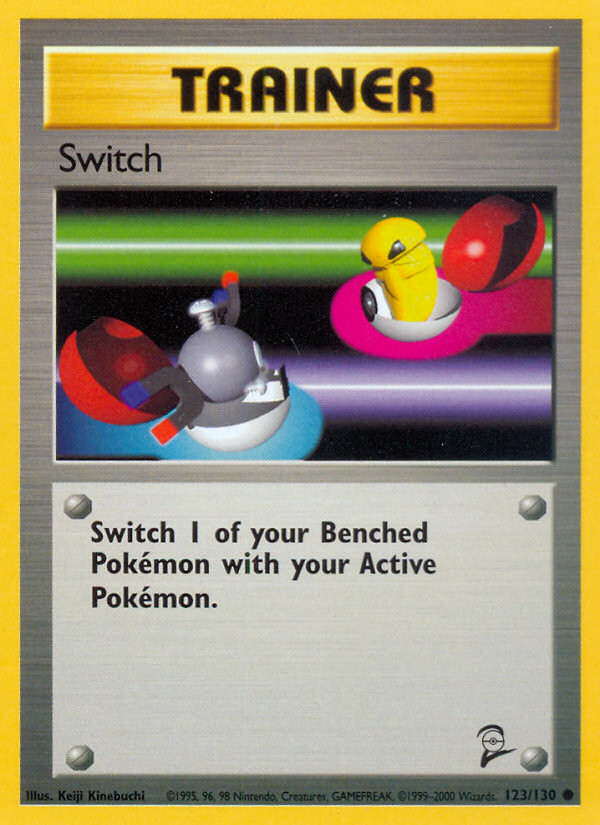 Switch 123 Common card from Base Set 2