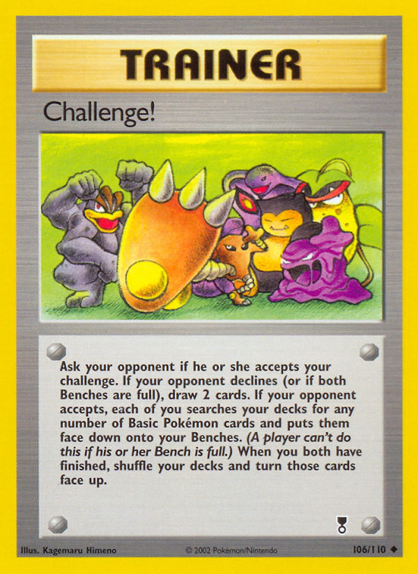 Challenge! 106 Uncommon card from Legendary Collection