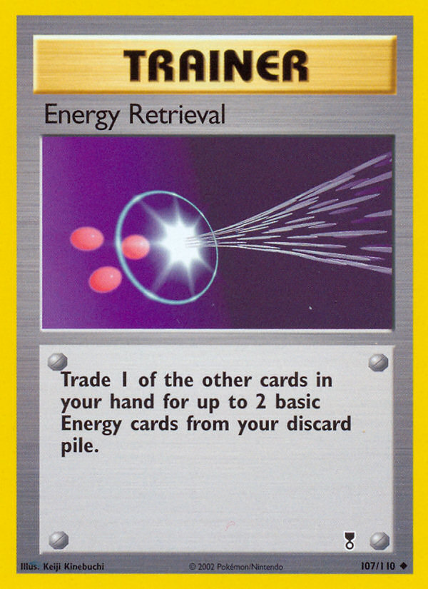 Energy Retrieval 107 Uncommon card from Legendary Collection