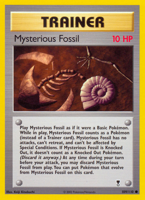 Mysterious Fossil 109 Common card from Legendary Collection