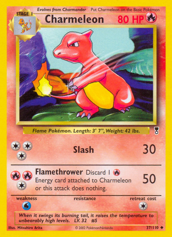 Charmeleon 37/110 Uncommon card from Legendary Collection
