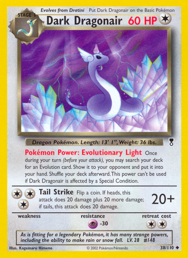 Dark Dragonair 38 Uncommon card from Legendary Collection