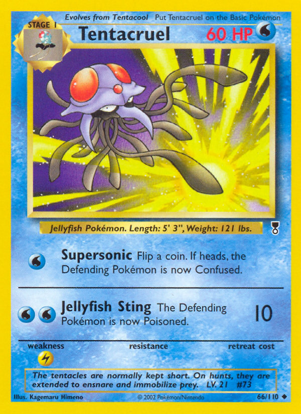Tentacruel 66 Uncommon card from Legendary Collection