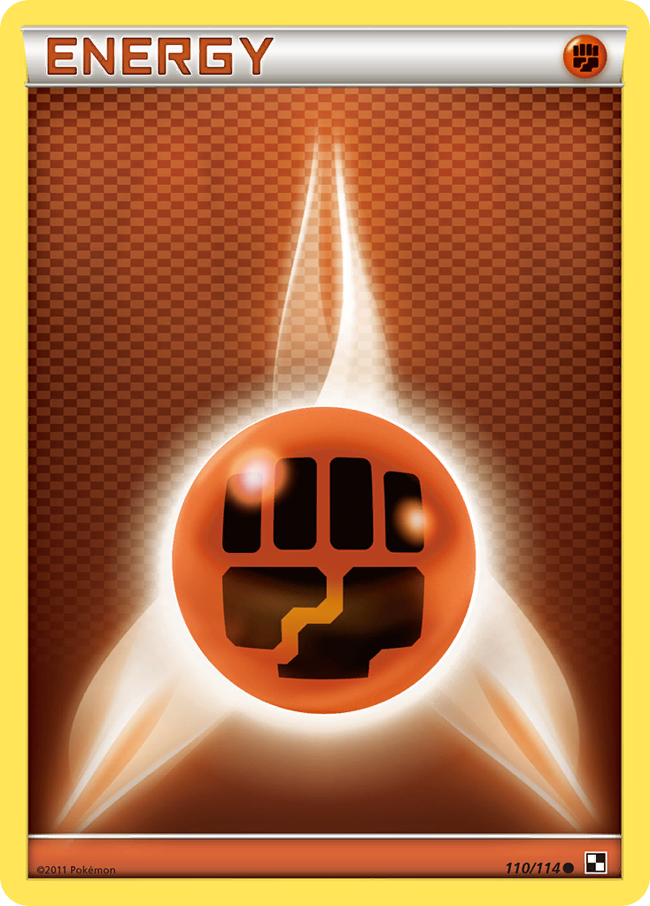 Fighting Energy 110 Common card from Black & White