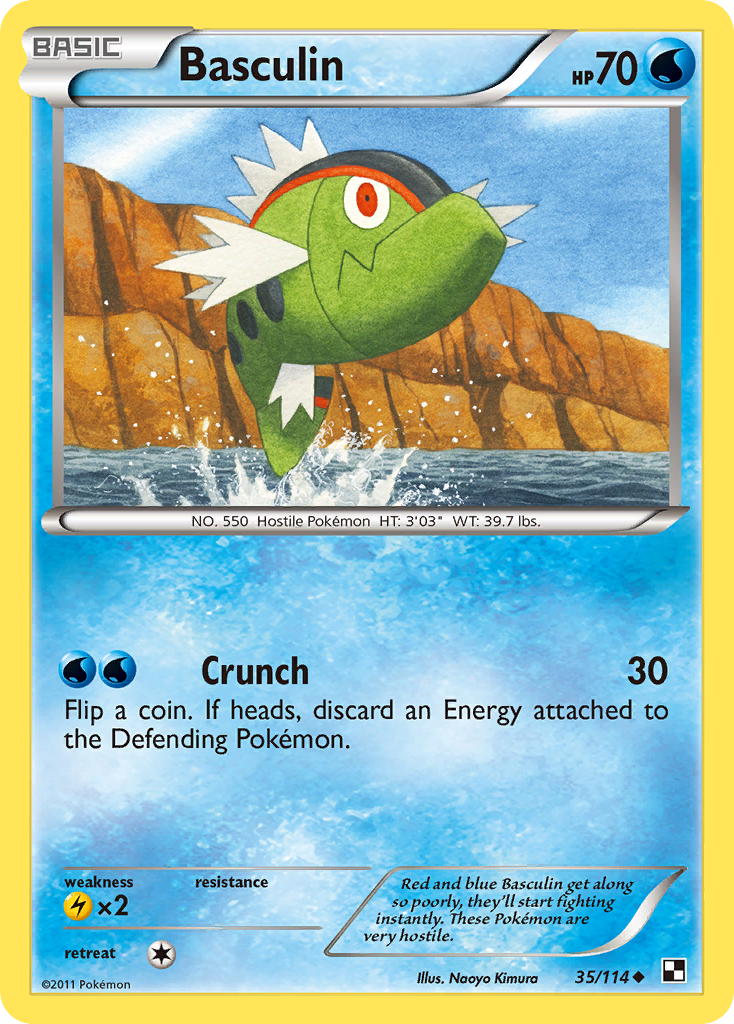 Basculin 35 Uncommon card from Black & White