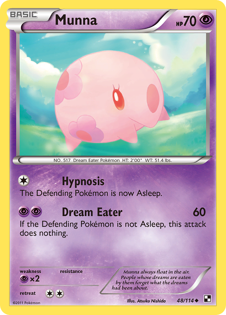 Munna 48/114 Uncommon card from Black & White