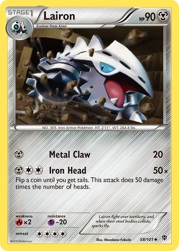 Lairon 58 Uncommon card from Plasma Blast