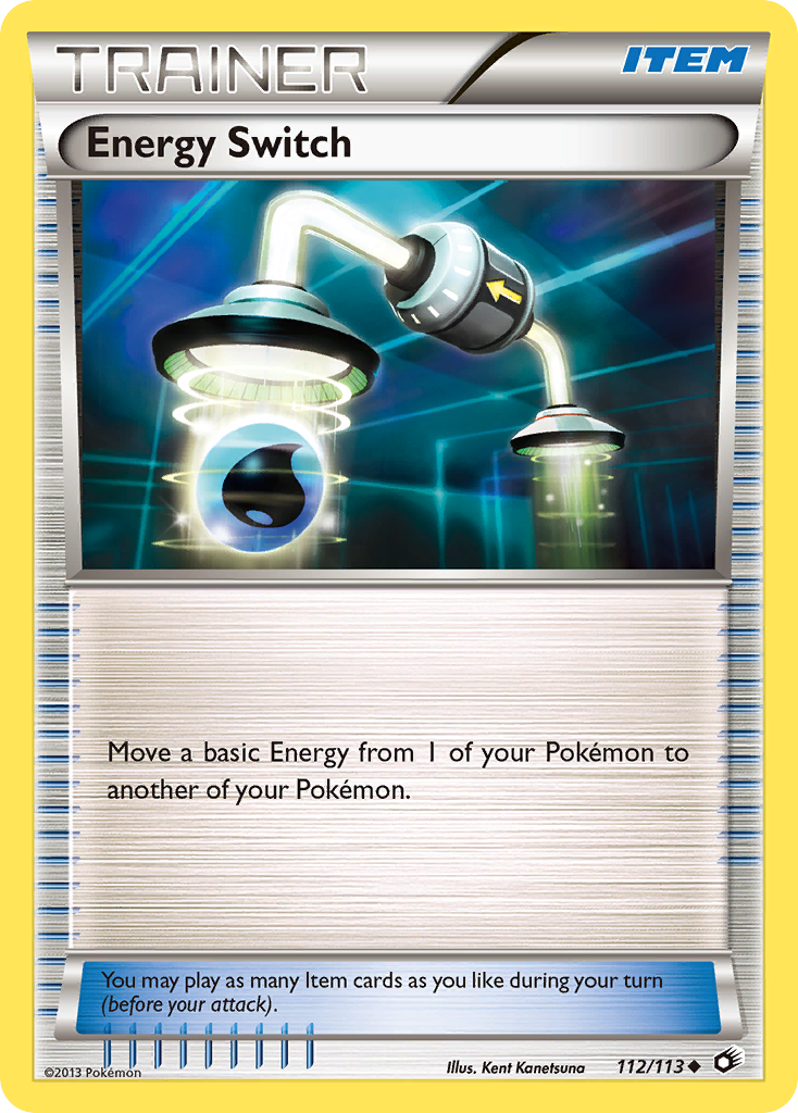 Energy Switch 112 Uncommon card from Legendary Treasures