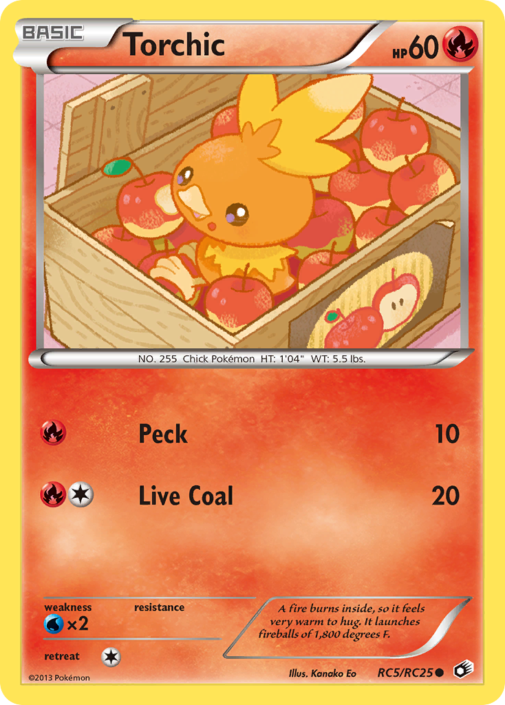 Torchic RC5/113 Common card from Legendary Treasures
