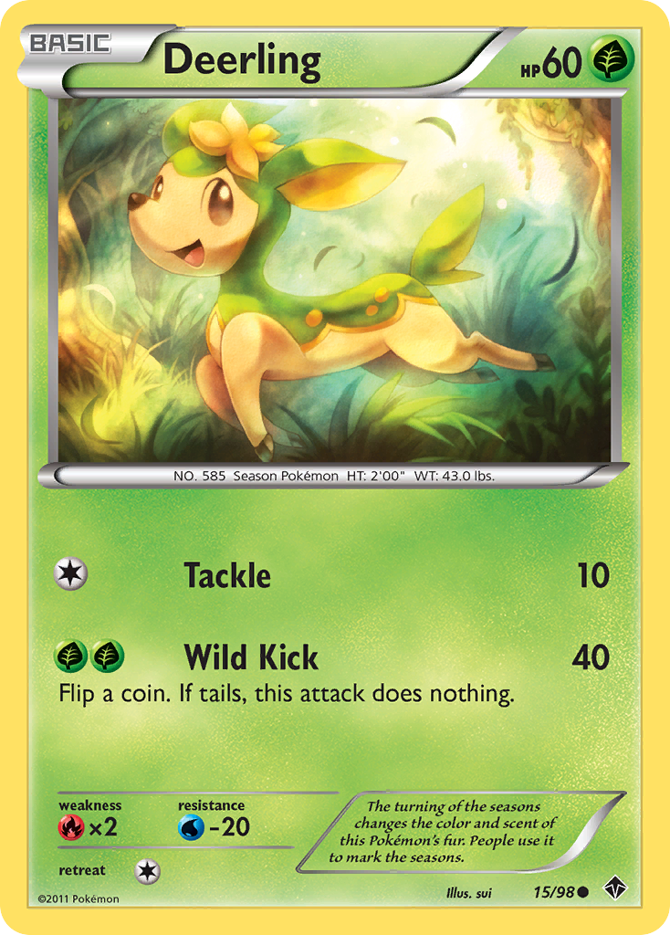 Deerling 15/98 Common card from Emerging Powers