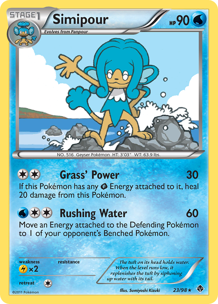 Simipour 23 Rare card from Emerging Powers