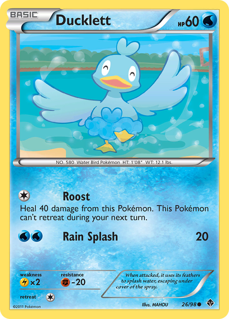 Ducklett 26/98 Common card from Emerging Powers
