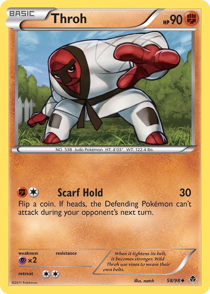 Throh 58 Uncommon card from Emerging Powers