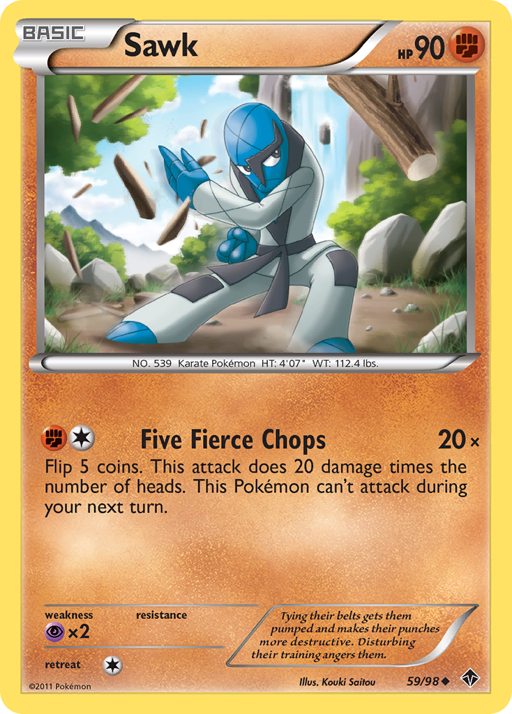 Sawk 59 Uncommon card from Emerging Powers
