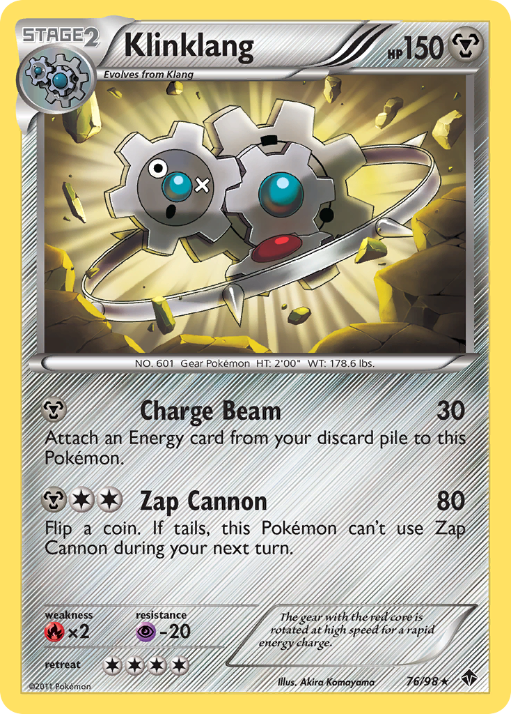 Klinklang 76 Rare card from Emerging Powers