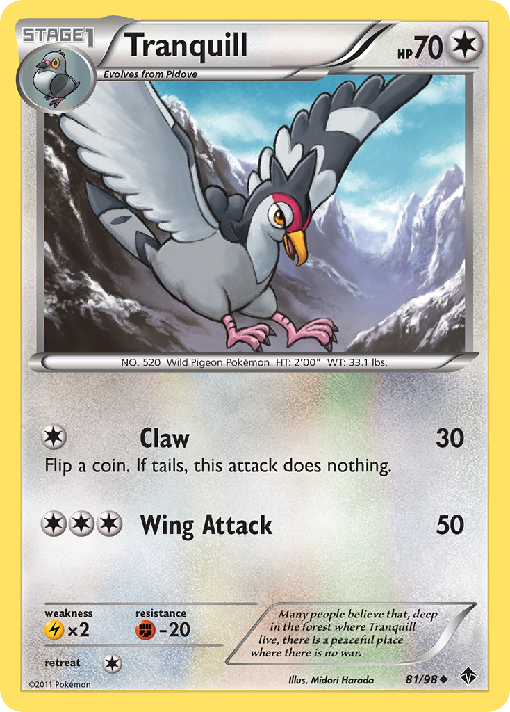 Tranquill 81 Uncommon card from Emerging Powers