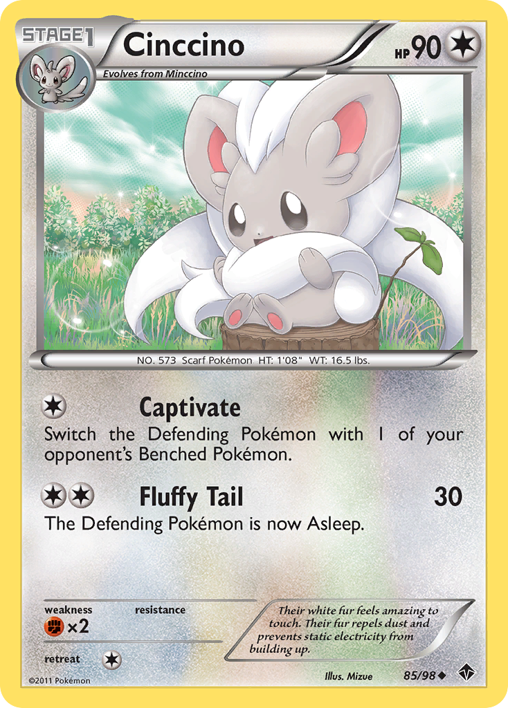 Cinccino 85 Uncommon card from Emerging Powers