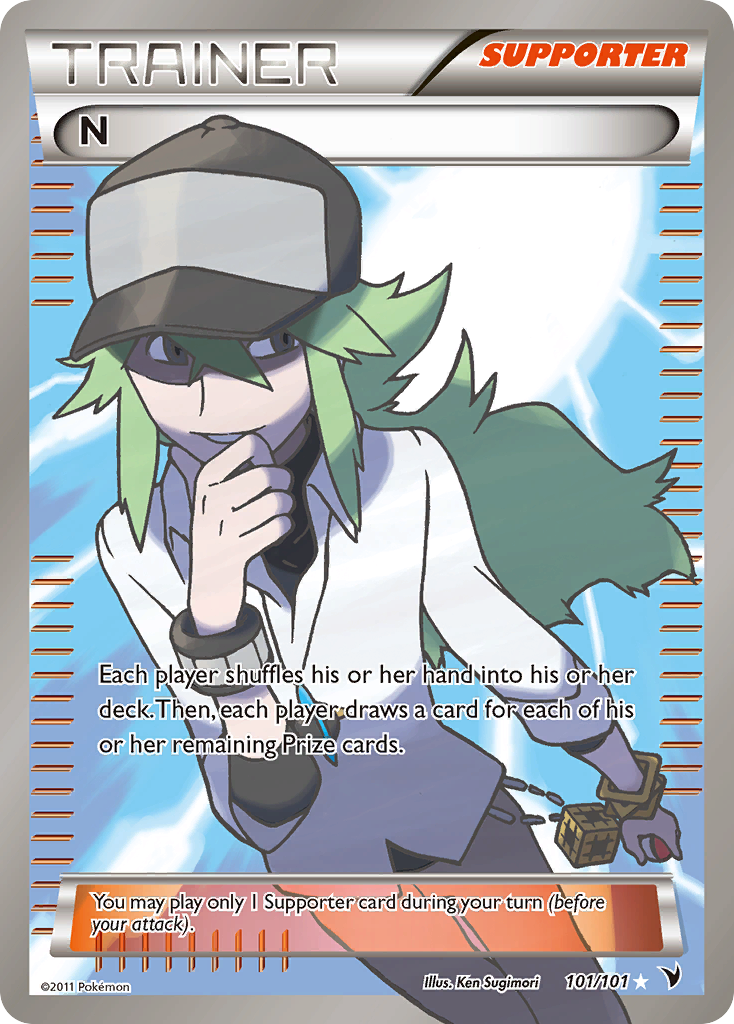 N 101 Rare Ultra card from Noble Victories