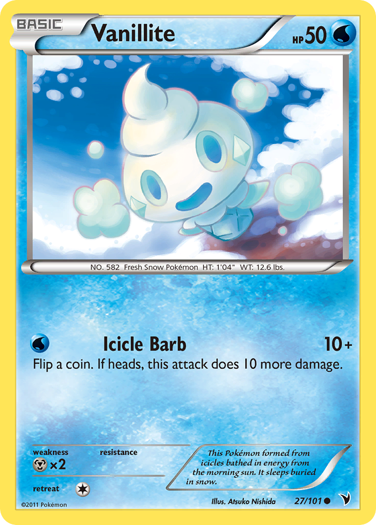 Vanillite 27 Common card from Noble Victories