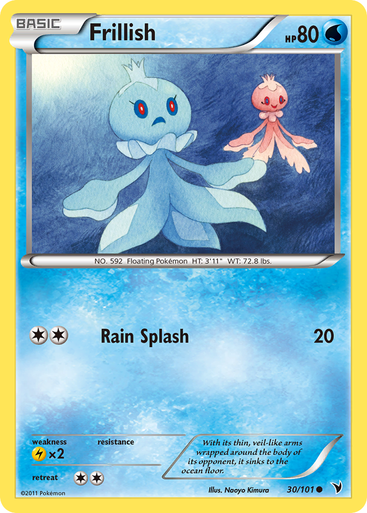 Frillish 30 Common card from Noble Victories