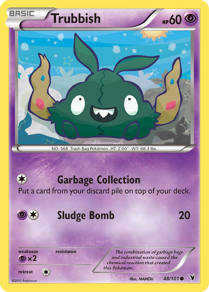 Trubbish 48 Common card from Noble Victories
