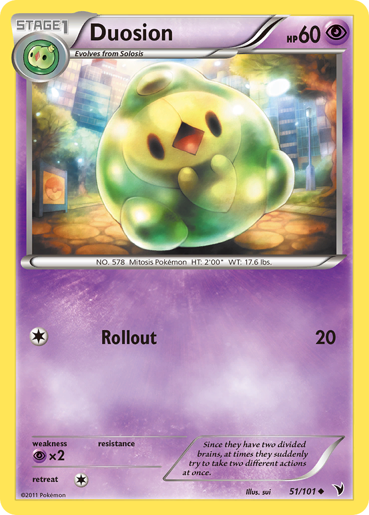Duosion 51/101 Uncommon card from Noble Victories