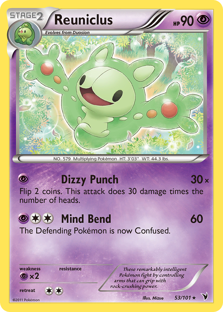 Reuniclus 53 Rare card from Noble Victories