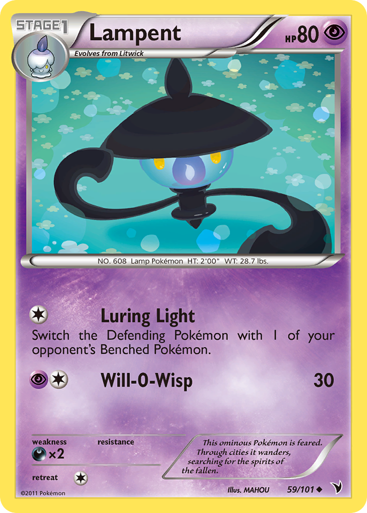 Lampent 59 Uncommon card from Noble Victories