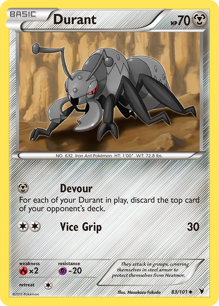 Durant 83 Uncommon card from Noble Victories