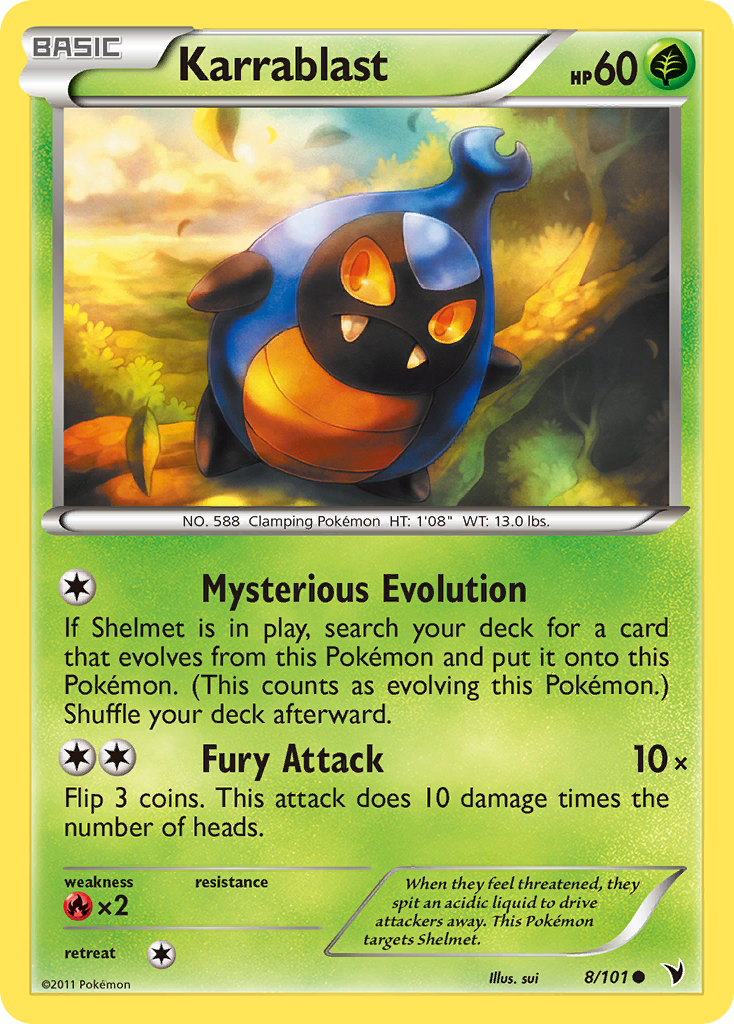 Karrablast 8 Common card from Noble Victories