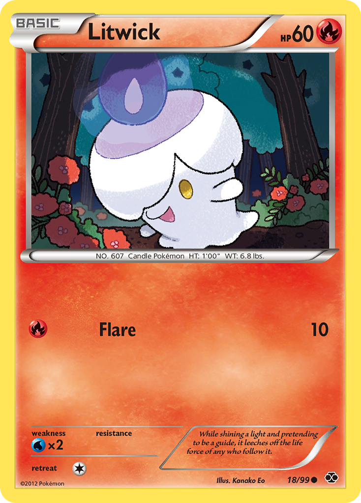 Litwick 18/99 Common card from Next Destinies