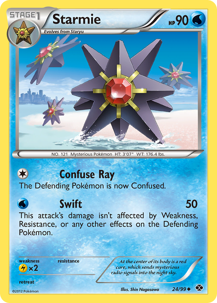 Starmie 24 Uncommon card from Next Destinies