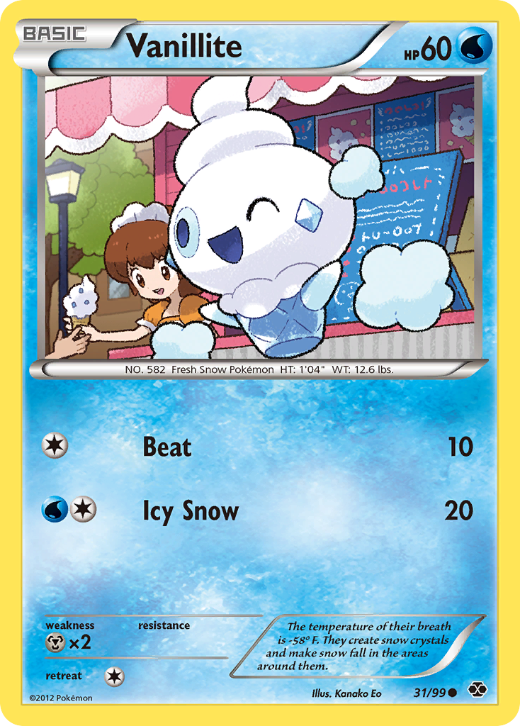 Vanillite 31 Common card from Next Destinies