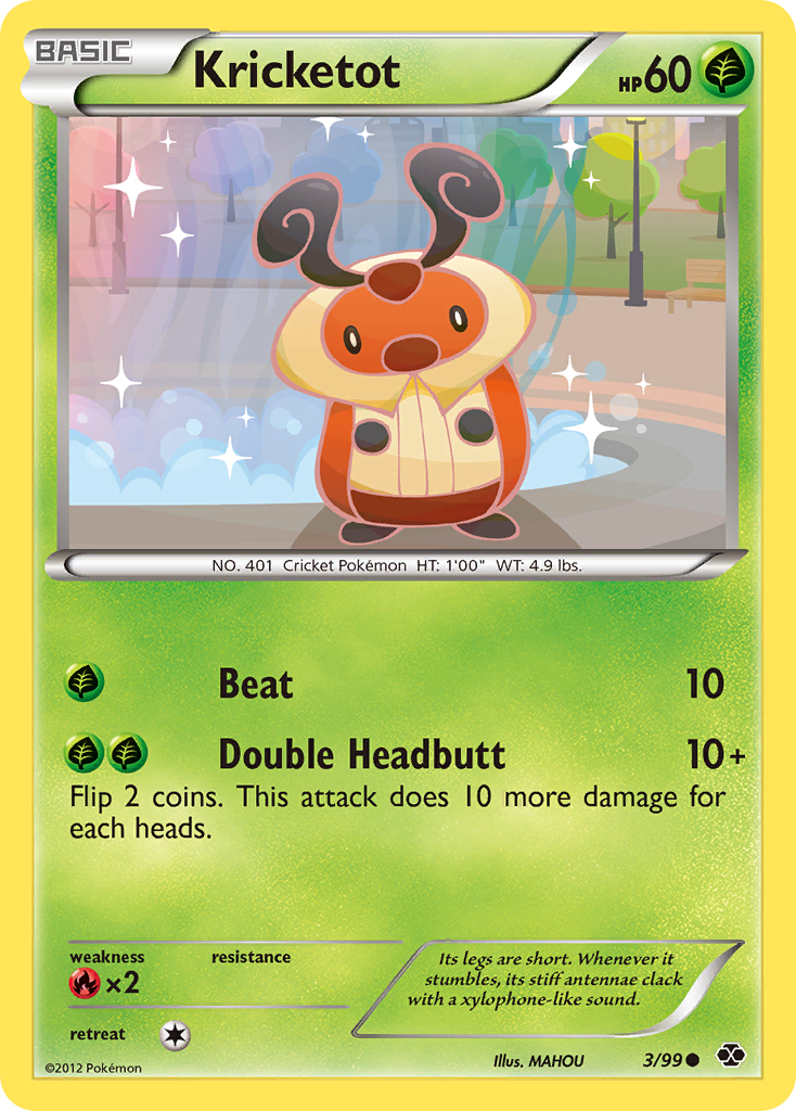 Kricketot 3 Common card from Next Destinies