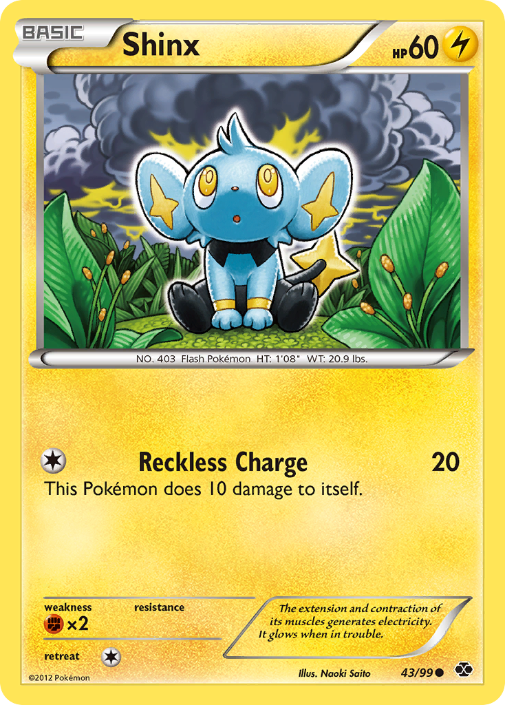 Shinx 43 Common card from Next Destinies
