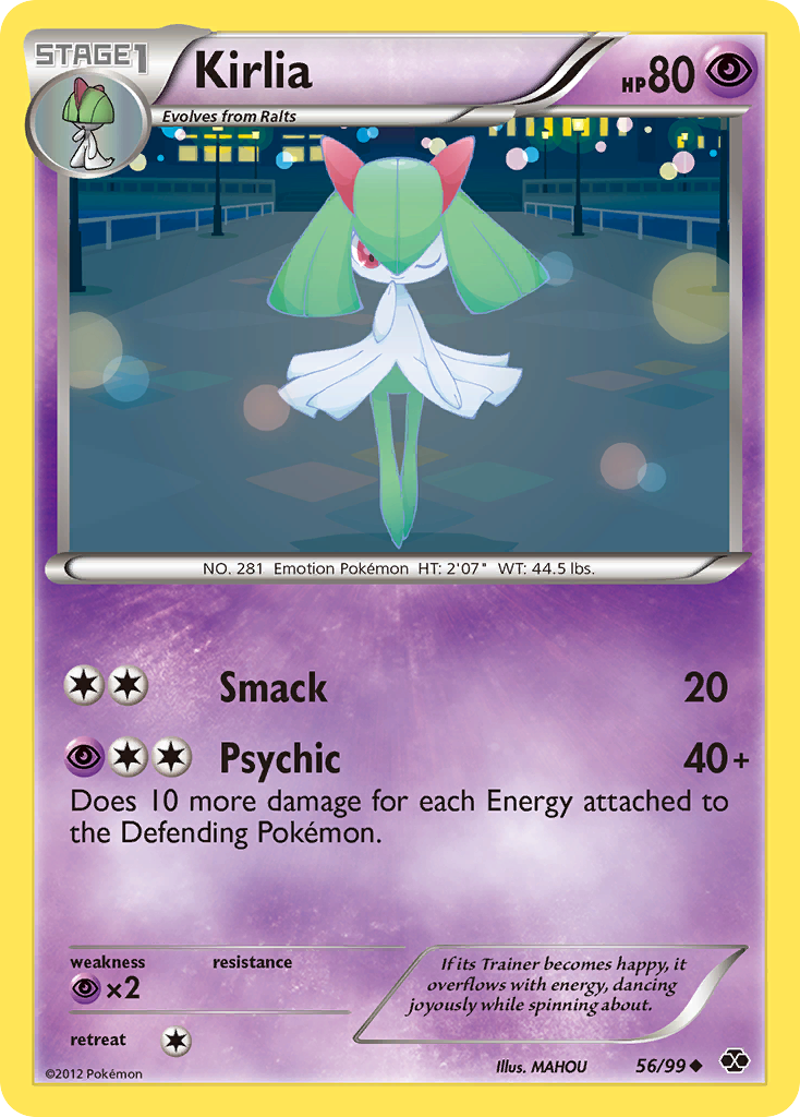 Kirlia 56 Uncommon card from Next Destinies