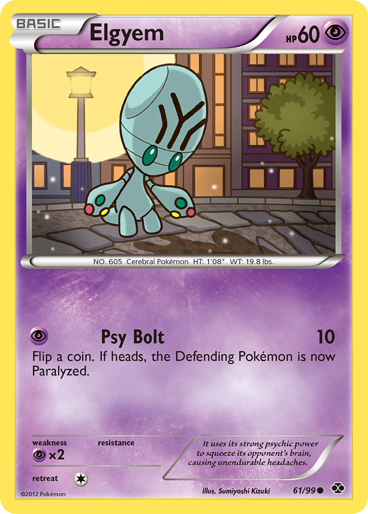 Elgyem 61 Common card from Next Destinies
