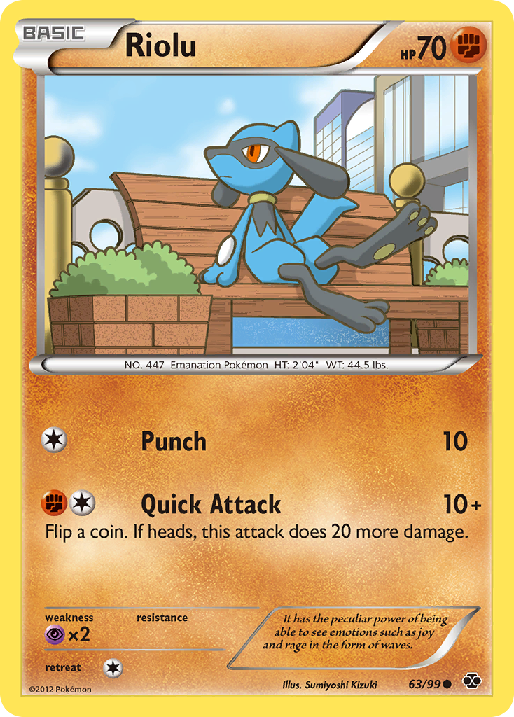 Riolu 63 Common card from Next Destinies