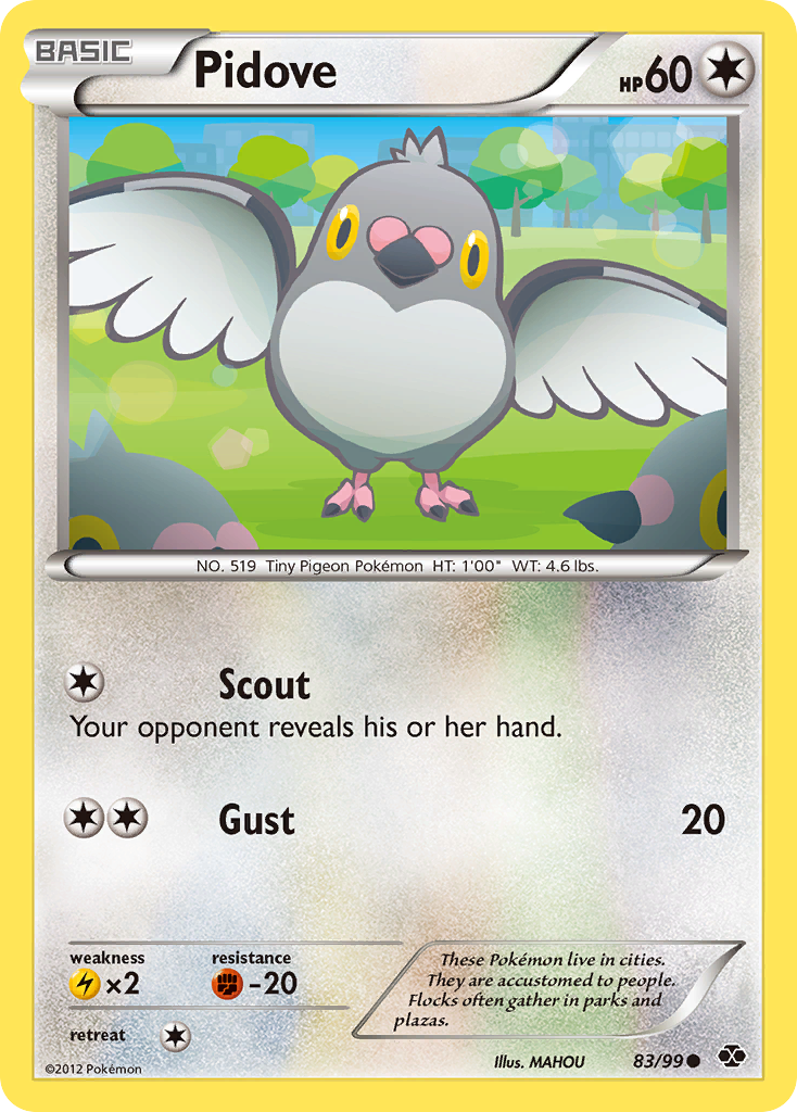 Pidove 83 Common card from Next Destinies