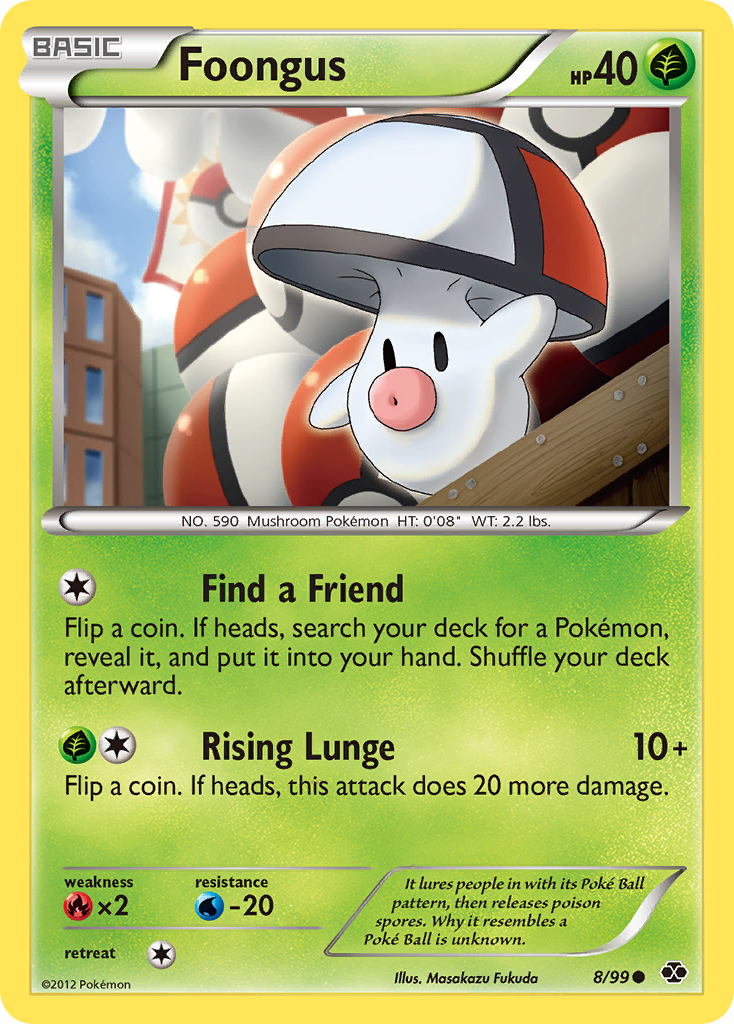 Foongus 8 Common card from Next Destinies