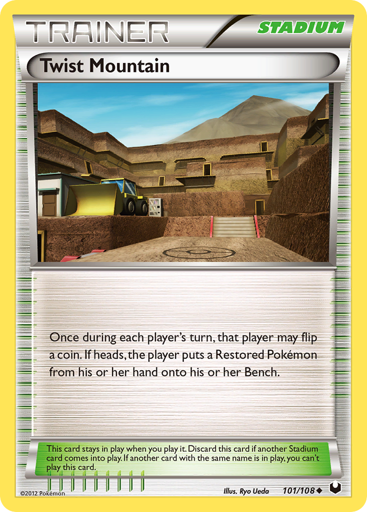 Twist Mountain 101/108 Uncommon card from Dark Explorers