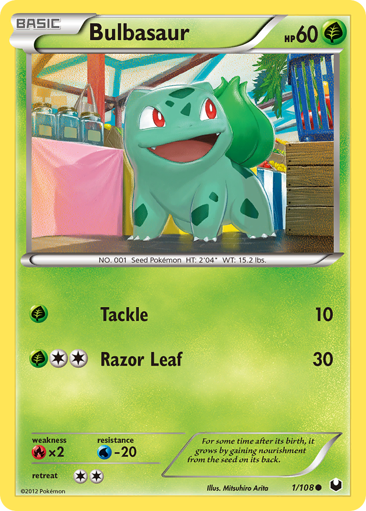 Bulbasaur 1 Common card from Dark Explorers